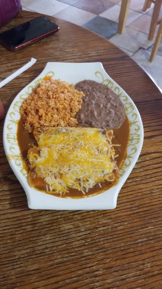 Beaf Enchilada Plate